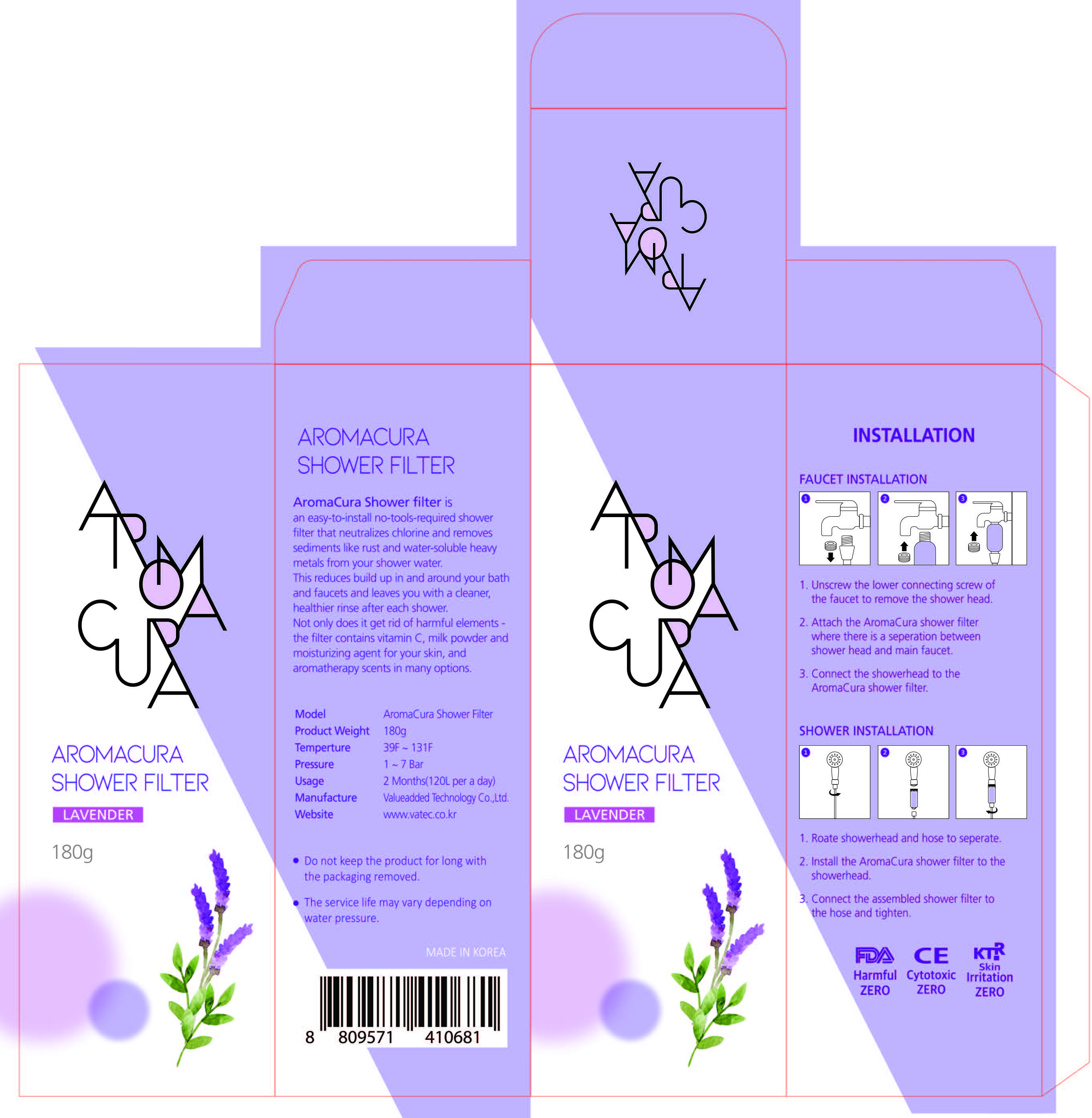 Aromacura Shower Filter